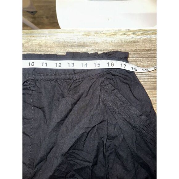 Women's Treasure & Bond Wide Leg Drawstring Pants Pockets Black Size XL. 16 - Picture 11 of 15